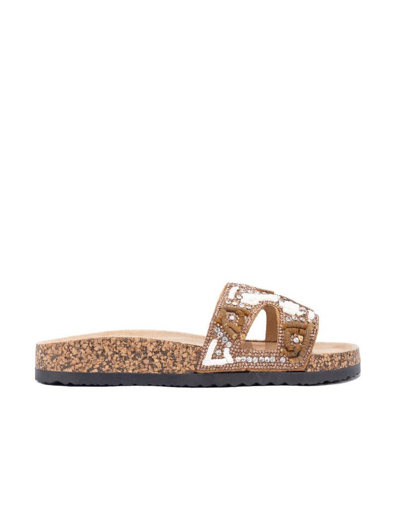 Mules à strass